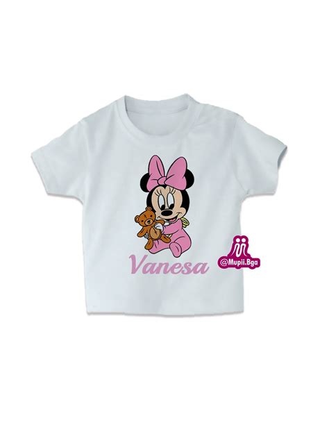 Camiseta Minnie Bebé Personalizada
