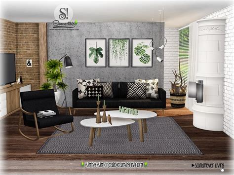 Simcredibles Scandifever Living Room