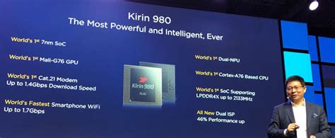 Huawei Kirin 980 Is The Worlds First 7nm Mobile Soc Cpu News