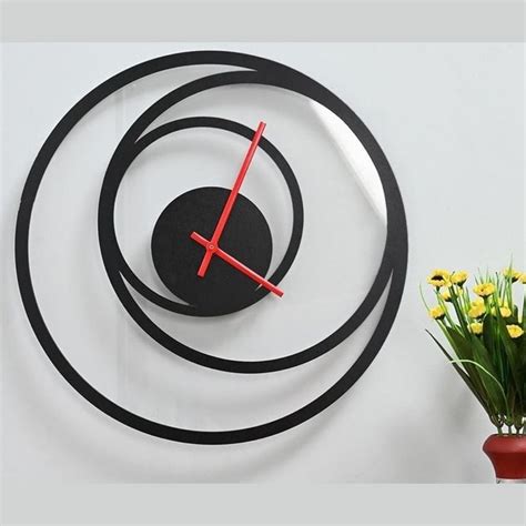Venn Circle Wall Clock 24 Inches Punam Metalcrafts