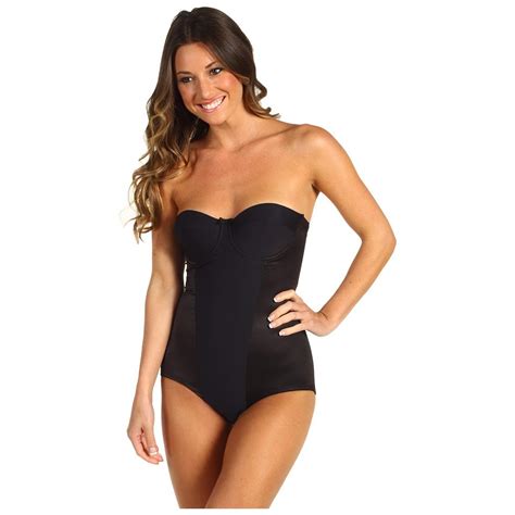 miraclesuit womens strapless bodysuit shapewear with cup sized multiway bra ebay