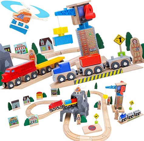 Toys And Hobbies Orbrium Toys Large Wooden Train Tunnel Track Fits Thomas