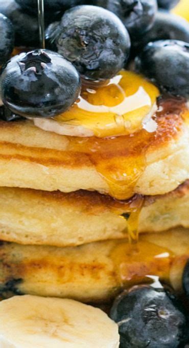 Sour Cream Blueberry Pancakes Best Breakfast Recipes Recipes Yummy