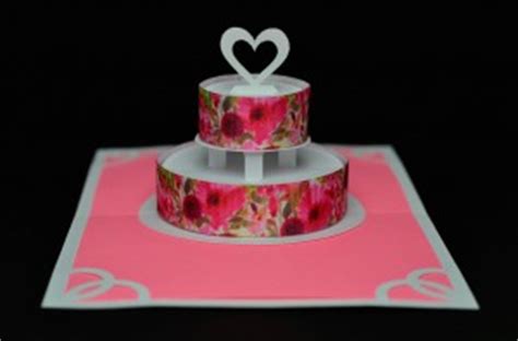 I like making pop up card for all occasions and i would like to do more tutorial videos for sharing some of my skills, tips and. Flower Wedding Cake Pop-Up Card - Creative Pop Up Cards