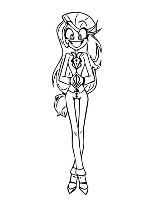 Free Hazbin Hotel Coloring Pages