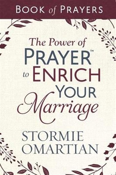 The Power Of Prayertm To Enrich Your Marriage Book Of Prayers By