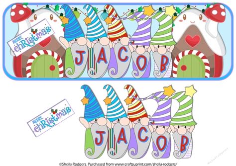 Christmas Gnome Names Jacob Cup98491966 Craftsuprint