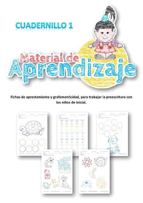 Cuadernillo 01 Completo Preescolar 1 La Face I Site Baby Disney