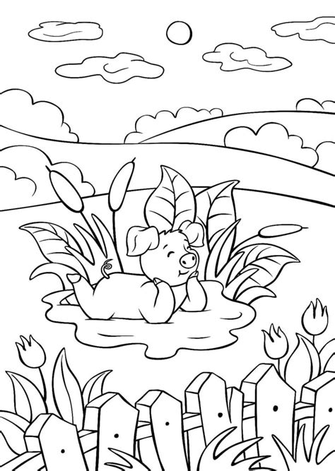 Dibujos de Animales de Granja para colorear - 100 Páginas para colorear