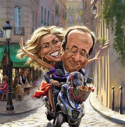She is an actress and producer, known for raw (2016), 8 fois debout (2009) and sélect hôtel (1996). Fraçois Hollande and Julie Gayet by | Caricatures de ...