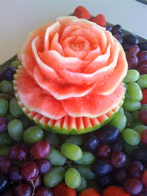 See full list on wikihow.com Watermelon & grapes platter | Food and drink, Watermelon ...