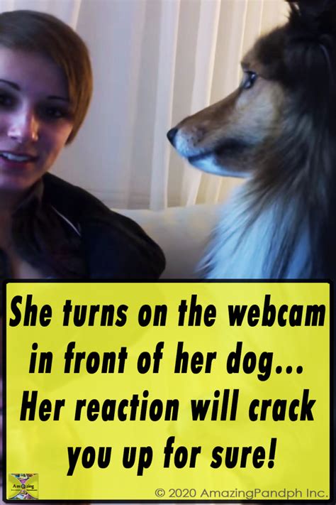 She Turns On The Webcam In Front Of Her Dog Amazingpandph