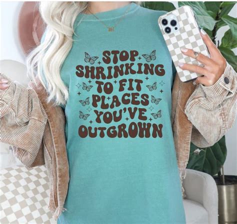 Stop Shrinking To Fit Places Youve Outgrown Etsy