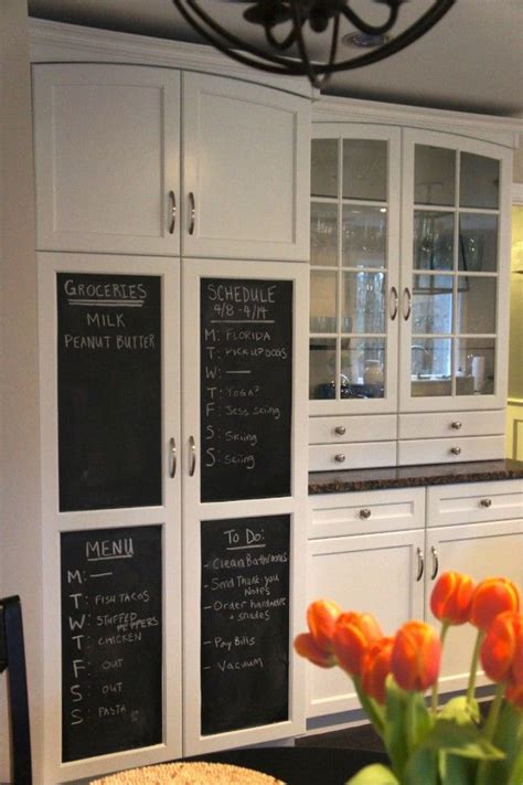 Check spelling or type a new query. Awesome White Kitchen Pantry Cabinet with Chalkboard ...