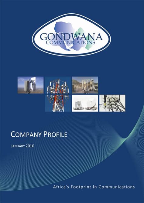 You need to make a good impression on the world around you when it. Company Profile Sample