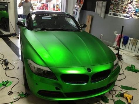 Green Vinyl Wrap Colors Car Paint Colors Car Colors Bici Retro