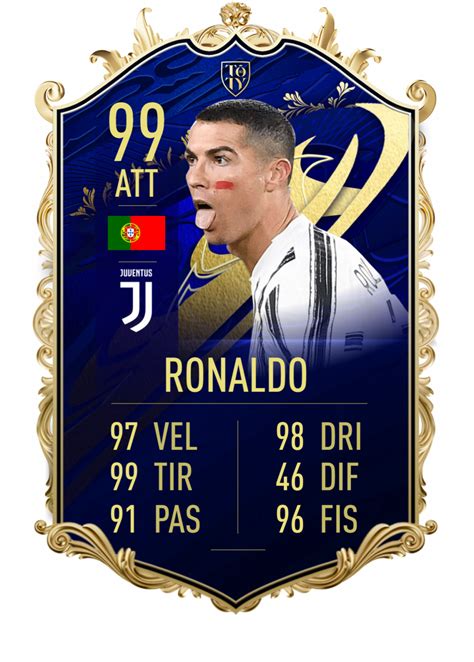 May 27, 2021 · cristiano ronaldo (cristiano ronaldo dos santos aveiro, born 5 february 1985) is a portuguese footballer who plays as a striker for italian club juventus, and the portugal national team. TOTY Fifa 21, la prediction di Cronache di spogliatoio