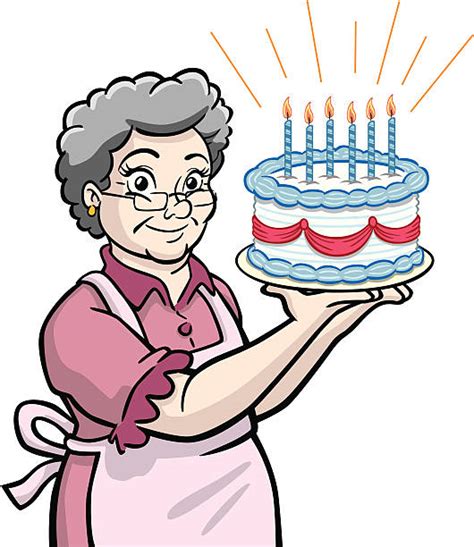 Grandma Cooking Illustrations Royalty Free Vector Graphics And Clip Art