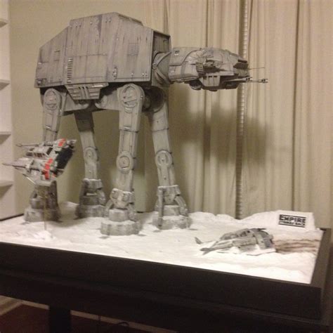 Inspired by #kyloren snow scene in #starwars : HOTH Battle Diorama