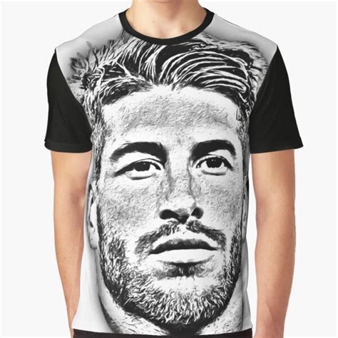 Sergio Ramos Football Player T Shirt For Sale By V1rgil Redbubble