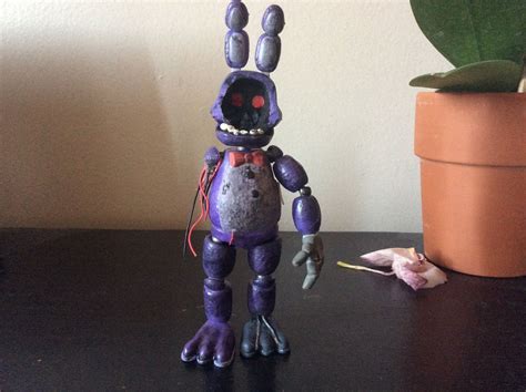 Fnaf Old Bonnie Costomized From Funko Bonnie Posable Action Figure