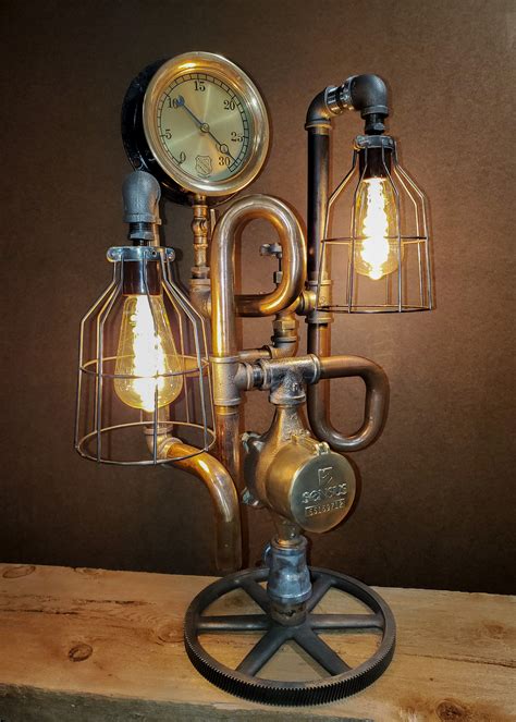 Steampunk Vintage Industrial Lamp 142 Table Lamp Desk Lamp Lamp