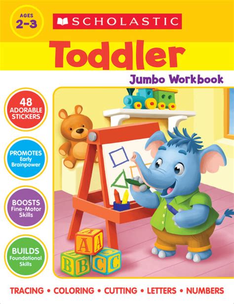 Scholastic Toddler Jumbo Workbook By Violet Findley