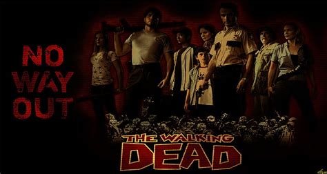 The Walking Dead Zombies Black Red Hd Wallpaper Peakpx