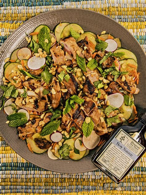 Vietnamese Grilled Chicken Thigh Salad Bourbon Barrel Foods