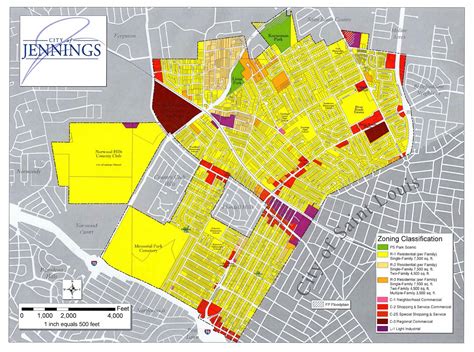 City Of Jennings Zoning Map