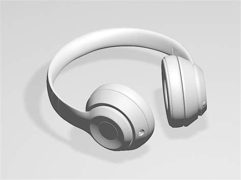 Wireless Headphones 3d Model Autodesk Fbxcinema 4d Files Free Download
