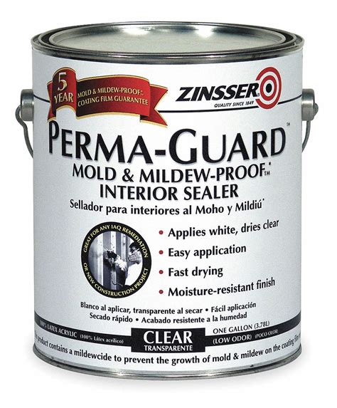 Zinsser Interior Clear Sealer 4hfd72681 Grainger