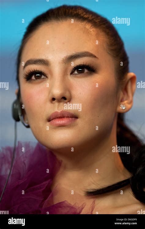 Chinese Actress Zhang Yuqi Attends The Press Conference For The Movie