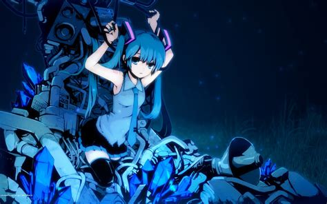 Vocaloid Hatsune Miku Blue Wallpapers Hd Desktop And Mobile Backgrounds