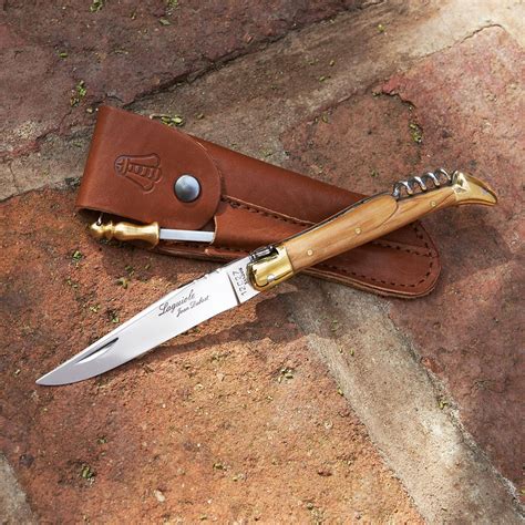 Laguiole Wood Handled Pocket Knife Made In France Laguiole Heritage