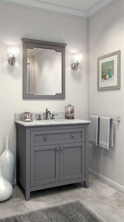 36 Chatham Shaker Style Vanity In Grey New Bathroom Designs Shaker