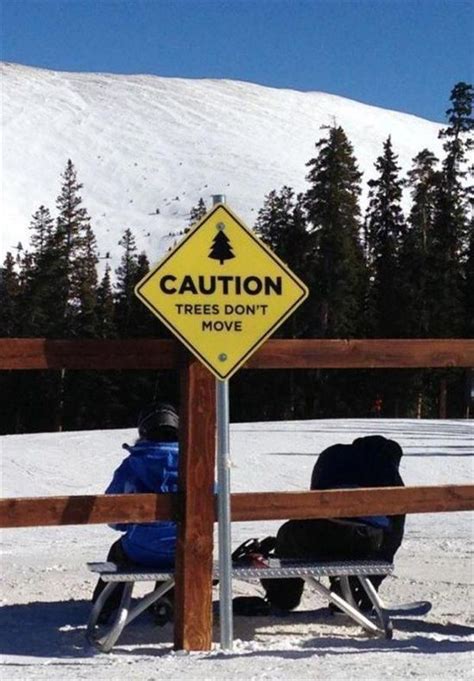 Panneau Ski Humour Blageusdown