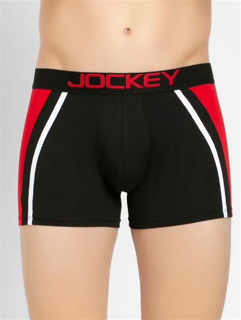 Buy Black Ultra Soft Modern Trunks With Double Layer Contoured Pouch