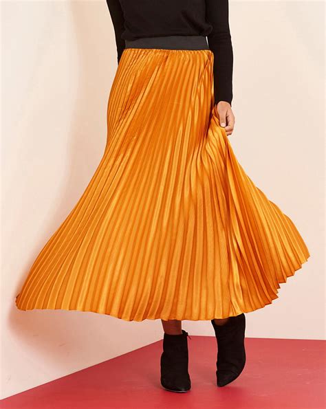 Sunray Pleat Maxi Skirt Fashion World