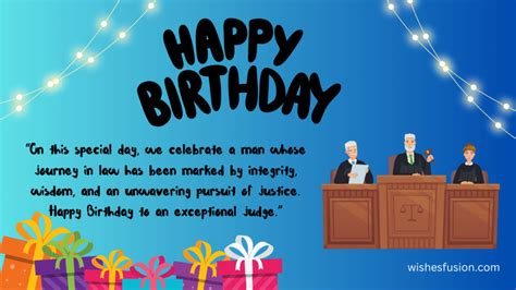Birthday Wishes For Judge