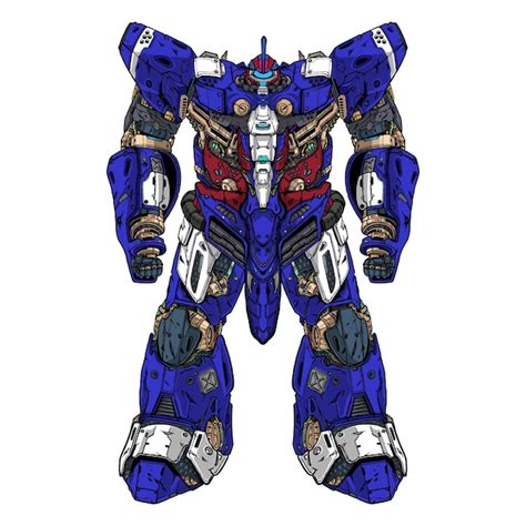 Premium Vector Premium Vector Tank Gunpla Gundam Mecha Robot