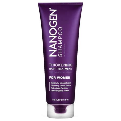 That doesn't have any sort of greasy side effect. Nanogen Thickening Treatment Shampoo for Women | HQ Hair