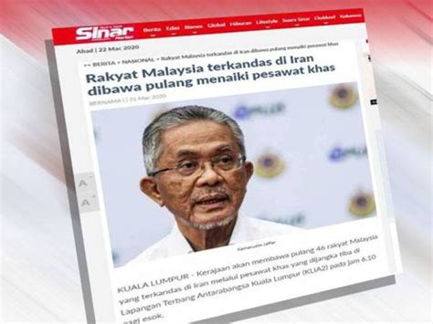 Berita mengenai khairul fahmi che mat terus menjadi topik hangat selepas kehebatan beliau membantu skuad bolasepak malaysia muncul ikutilah berita ini di dalam akhbar sinar harian edisi kelantan hari ini. Kuarantin: Duta serta 54 individu dibenarkan pulang hari ini