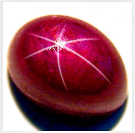 Star Ruby Is A Ruby That Displays Asterism A Six Rayed Star That