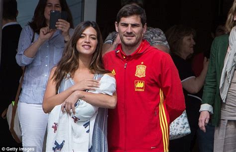 I am a football fan, every morning, the first page i opened is the sports page. Iker Casillas presents new baby Lucas with wife Sara Carbonero in Madrid ahead of Euro 2016 ...