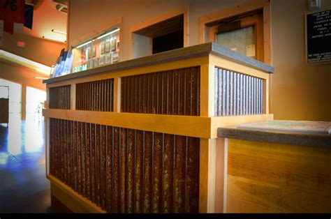 Appliances, bathroom decorating ideas, kitchen remodeling, patio. Bridger Steel - Corrugated Metal Siding for Interiors ...