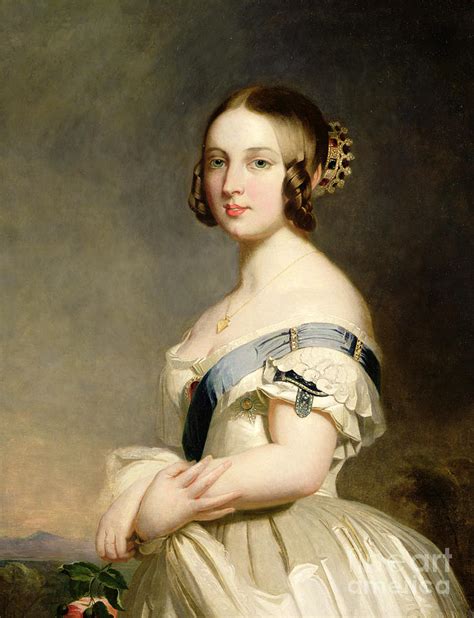 Princess alexandrina victoria was born on may 24, 1819 to the duke and duchess of kent. Queen Victoria Painting by Franz Xavier Winterhalter