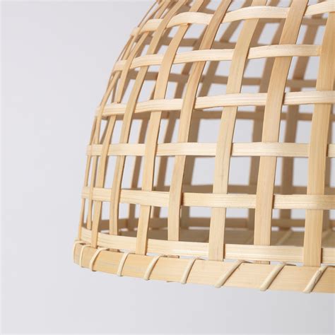 Gottorp Pendant Lamp Shade Bamboo Height 15 Diameter 22 Ikea