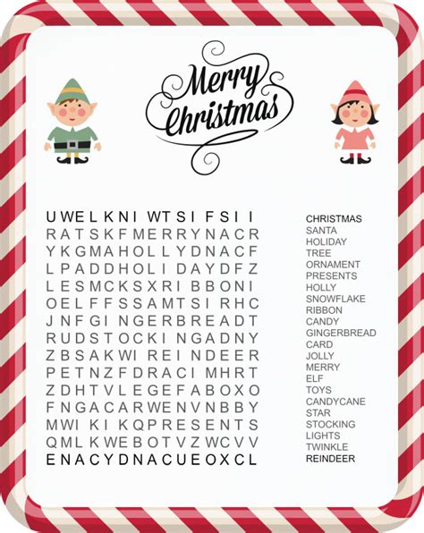 Fun And Festive Christmas Word Search Printables For Kids