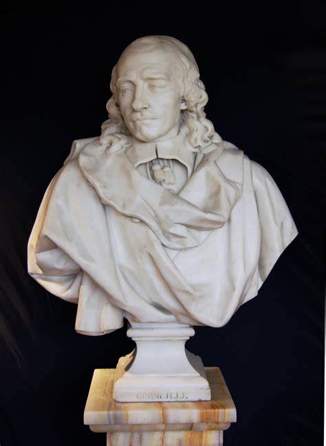 French White Marble Bust Of Corneille For Sale Antiques